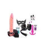 Erox Özel 8 Parça Eğlence Seti Anal Plug Titreşimli Strapon Dildo