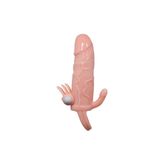 Erox Penis Sleeve Klitoral Ve Anal Uyarıcılı Titreşimli Penis Kılıfı