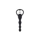 Erox Pleasure Slicone Anal Beads Vibratör Black