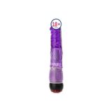 Erox Purple Kademeli Titreşimli Jel Vibratör 23 Cm