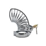 Erox Stainless Metal Penis Kafesi Ve Metal Halkalı Penis Kilidi 50 Mm