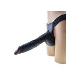 Erox Süper Realistik 23 Cm Belden Bağlamalı Siyah Kemerli Dildo Takma Penis