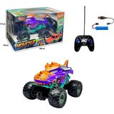 Erpa Monster Uzaktan Kumandalı Full Fonksiyon Şarjlı Monster Canavar Araba - Mor