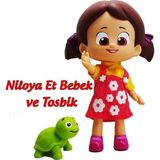 Erpa Niloya Et Bebek ve Tosbik Kız Çocuklar İçin Eğlenceli Oyuncak 3+ Yaş Renkli Tasarım