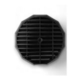 ERPLASSAN Siyah Doğalgaz Havalandırma Cam Menfezi Özel Tasarım Köşeli Üst Kalite Siyah Ventilasyon