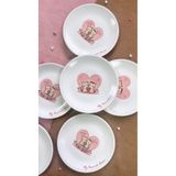 ers erbaşlar BEBEK KEDİLER RÖLYEFLİ 6 PARÇA LÜX TATLI TABAĞI SETİ