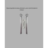 ERS25X60 Balkon Askılığı Kare Demir Uyumlu Hava Dayanıklı Çamaşır Askısı - Renkli