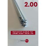 ERSA DEMİR ÇELİK Ersatel Çubuk Tel 100 CM – Bahçe, Kümes, Tarım, Hobi