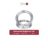 ERSA DEMİR ÇELİK Ersatel Galvanizli Tel - 2.00 Mm X 1 Kg X 40 M - Bağlama Teli – Bahçe, Kümes, Tarım, Inşaat, Hobi