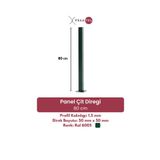 ERSA DEMİR ÇELİK Panel Çit Direği 80 Cm 50 X 50 - 1.50 Mm