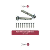 ERSA DEMİR ÇELİK Panel Çit Direği Dübel 10 Adet