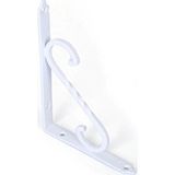Ersa Ferforje Dekoratif Raf Altı Raf Ayağı Beyaz 110 x 155 mm