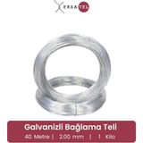 Ersa Tel Galvanizli Bağlama Teli Sera Bağlama Teli Paslanmaz 1kg - 2.00MM
