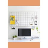 Ersa Tel Tel Pano Metal Duvar Panosu Ersapano Classic 56 x 120 cm Beyaz - 1BW-Beyaz - 56X120