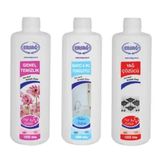Ersağ 1000 ml Genel Temizleyici + 1000 ml Yağ Çözücü + 1000 ml Bahar Kokulu Banyo Wc Temizleyici