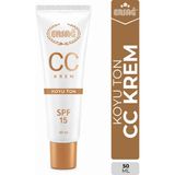 Ersağ CC Krem 50 ml Koyu Ton Tüm Ciltler İçin Hafif Kapatıcı ve Nemlendirici Etki