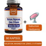 Ersağ Ersag Kalsiyum Magnezyum Çinko D Vitamini - Sabunluk Hediyemiz 2024-06 - Aromasız