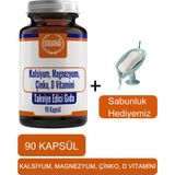 Ersağ Kalsiyum Magnezyum Çinko D Vitamini - Sabunluk Hediyemiz 2024-05 - Aromasız