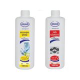 Ersağ Yağ Çözücü 1000Ml + Bulaşık Sıvısı Elma Kokulu 1000Ml