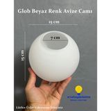 Erşah Aydınlatma Glob Beyaz Cam Avize Camı - 1