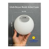 erşahaydınlatma Glob Avize Camı Beyaz Renk 15 Lik