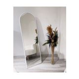 Ersan Dizayn 50X160 cm Beyaz Oval Ayaklı Boy Aynası Metal Çerçeve