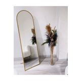 Ersan Dizayn 50X160 cm Gold Oval Ayaklı Boy Aynası Metal Çerçeve