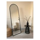Ersan Dizayn 50X160 cm Siyah Oval Ayaklı Boy Aynası Metal Çerçeve