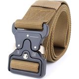 Ersancak Tactical Kemer Kum Rengi Kobra Toka 120 cm Erkekler İçin Dayanıklı Naylon Outdoor Kullanım