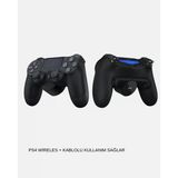 Ersbluetooth Oyun Kolu – Titreşimli, Ps4, Steam, Pc, Mobil Ve Tablet Uyumlu