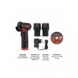 ERSDFL70 12V Mini Şarjlı Taşlama 2 Adet 2.0AH Li-Ion Akü 76 mm Disk 10 Adet Taş Hediyeli