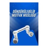 Ersdöndürülebilir Musluk Mutfak Banyo Musluk Ucu Başlığı 4 Filtreli