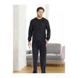 Erse ZEN-301 %100 Pamuk Selanik Örme Uzun Kol Erkek Pijama Takımı Kışlık