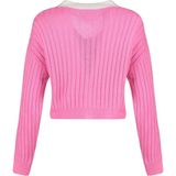Ersefa Kadın Modern Tarz Regular Bebe Yaka Crop Triko Hırka