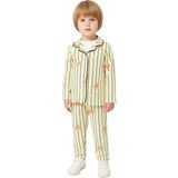 Ersefa Sevimli Ayıcık Baskılı Yumuşak Erkek Çocuk Pijama Takımı Kaliteli Şık Rahat Günlük - Sarı - 11 - 12 Yaş