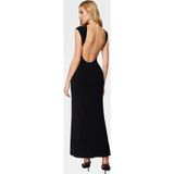 Ersefa Yazlık Maxi Elbise Sırt Dekolteli Bodycon Örme Kumaş Trend Tasarım Dayanıklı Malzeme