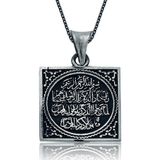 Erseyy 925 Ayar Gümüş Nazar Duası Kadın Gümüş Kolye
