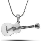 Erseyy Gümüş Gitar Kolye