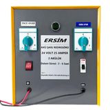 Ersim 24V 25 Amp İki Akülük Akü Şarj Cihazı