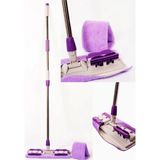 Ersin Ambalaj Sihirli Mandallı Teleskobik Mop Set Yedek Mop - Mor