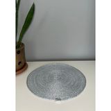Ersin Tekstil Runner Amerikan Servisi Supla Yılbaşı Konsepti Sim Ip 3 Renk (1 Adet) - 33 x 33 cm - Gümüş