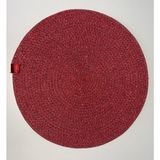 Ersin Tekstil Runner Amerikan Servisi Supla Yılbaşı Konsepti Sim Ip 3 Renk (1 Adet) - 33 x 33 cm - Kırmızı