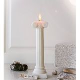 Ersu Store Büyük Boy Beyaz Renk Kokulu Soya Wax Roma Sutun Mum