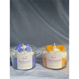 Ersu Store Jeane Candles Best Friends Mandalina-yaban Mersini Vanilya Kokulu Mum Aromaterapi - Beyaz