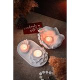 Ersu Store Tasarım Dekoratif Şamdan Soya Wax Bardak El Obje Takı ve Mum Takımı Seti - 1 Adet