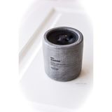 Ersu Store Vanilya Amber Kokulu Ahşap Fitilli Beton Doğal Siyah Renk Soya Wax Mum - 1 Adet