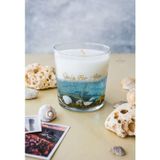 Ersustore Dekoratif Doğal Jel Soya Wax Hediyelik Cam Bardak Mum