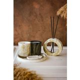 ersustore Oda Kokusu 2 Adet Cam Soya Wax Bardak Beton Mum Takımı