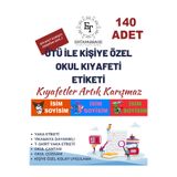 ErTaPassage Tekstil Kıyafetleri Etiketi, Okul , Kreş Kişiye Özel, 140 Adet, Ütü ile Yapışan, Anaokulu, Kumaş