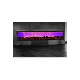 ERTEK GLOBAL Tv Sehpası Full Şömineli Kumandalı Bluetooth Stereo Ses 6 Modlu Ünite 170 Cm Mdf Metal Ayak